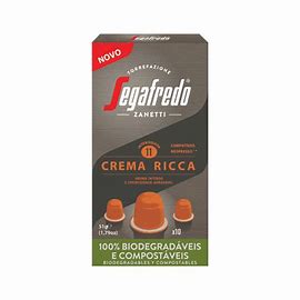Kohvikapslid Nespresso Crema Ricca, Segafredo (8x10x5,1g)